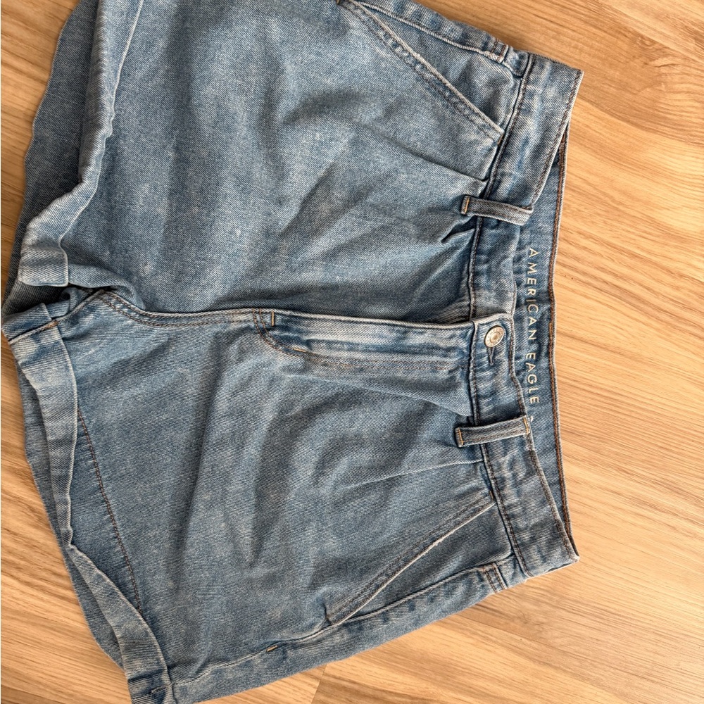 American Eagle Outfitters Light Blue Denim Jean Shorts
